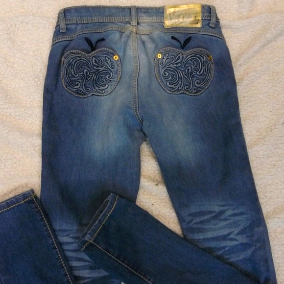 Apple Bottoms Jeans Vintage Apple Bottom Skinny Jeans Size 8 Poshmark
